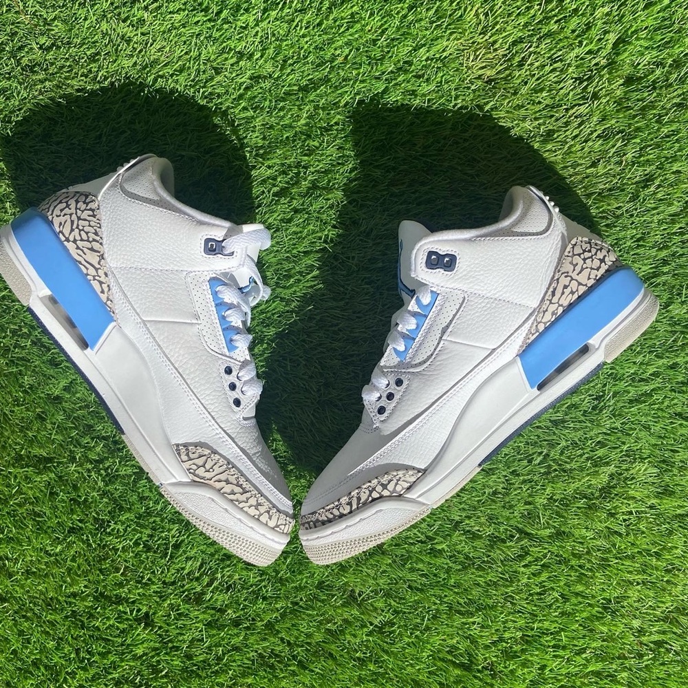 Jordan 3 UNC size 8M worn 1X authentic fast shipping🚀